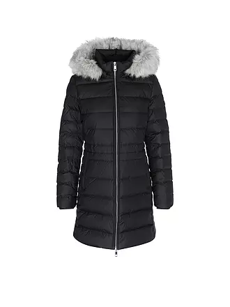 TOMMY HILFIGER | Produktname: Steppmantel
Marke: TOMMY HILFIGER
Farbe: weiss
Kategorien: Mode,Damen

Ärmellänge: Langarm
Material: Polyester / Polyamid,Nylon,Daune,Kunstfell
Kragenform: Kapuze
Musterung: Unifarben
Passform (Oberbekleidung): Regular
Stil: Casual
Details: | schwarz